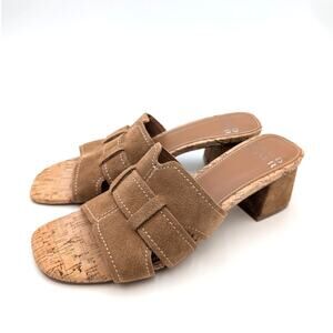 Donald Pliner Junior Fisherman Slide Sandal Women's Saddle Size US6.5M EU37